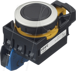 ID CW4BM1E10B - Einbautaster CW, 28 mm , 1 NO, schwarz