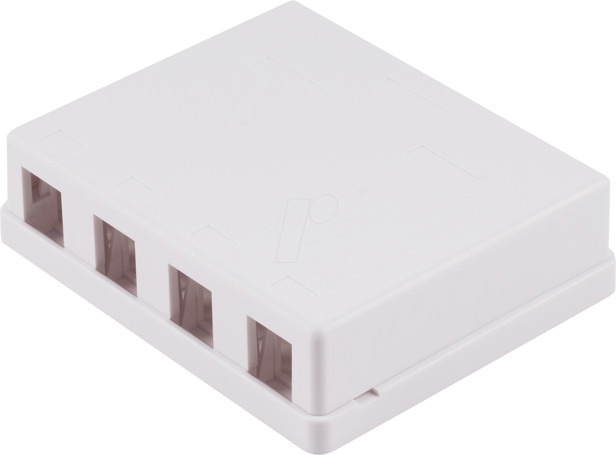 SHVP 0810117 - Keystone Anschlussbox, 4-fach, weiß