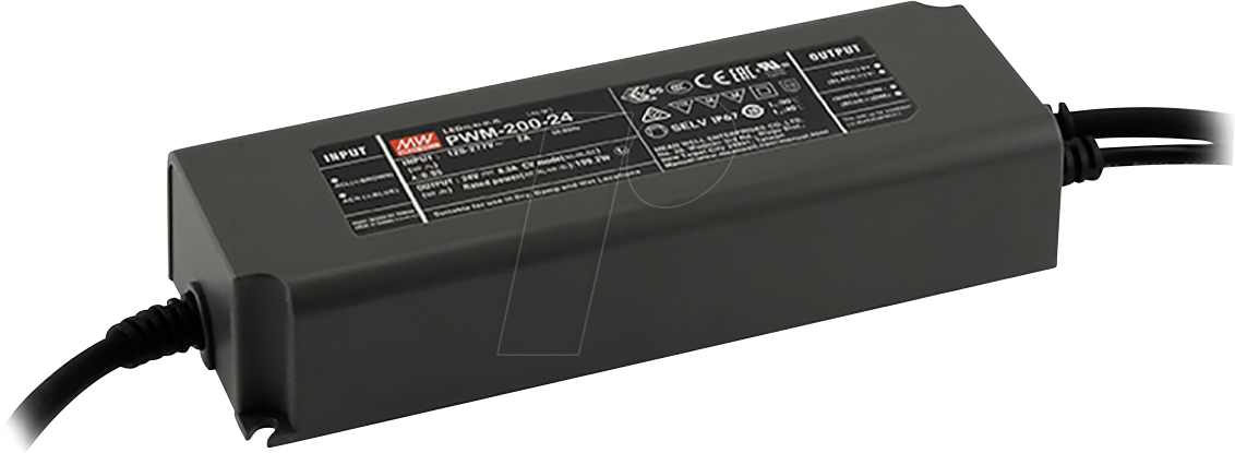 MW PWM-200-12BLE - LED-Netzteil, 180 W, 12 V,15 A, Casambi