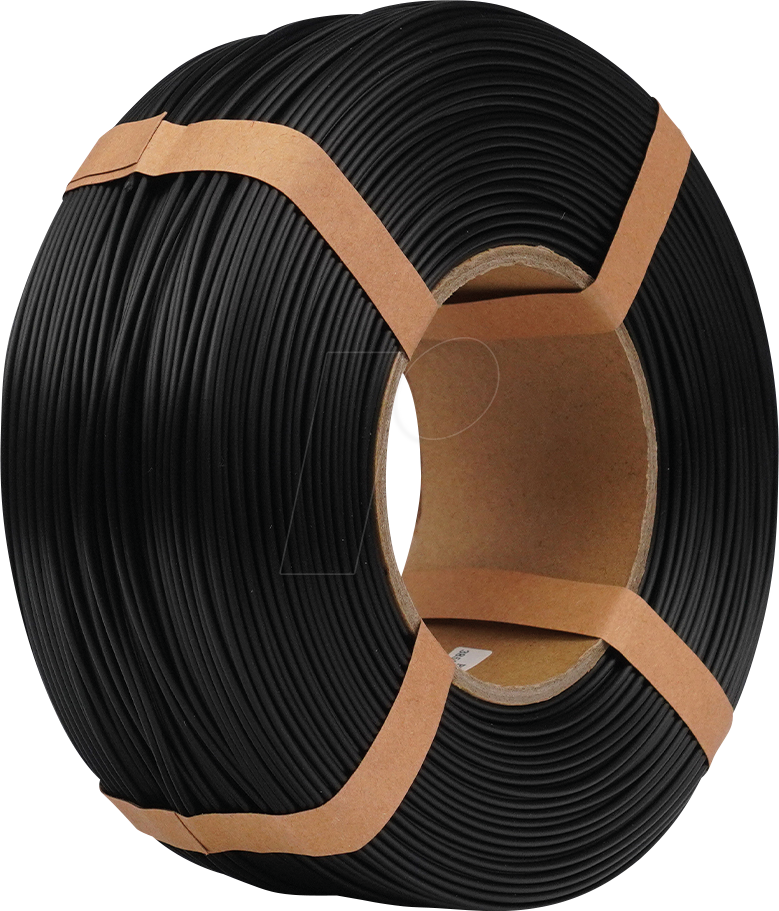 ESUN 72208148 - Filament, PLA+, 1,75 mm, schwarz, 1 kg, Refill