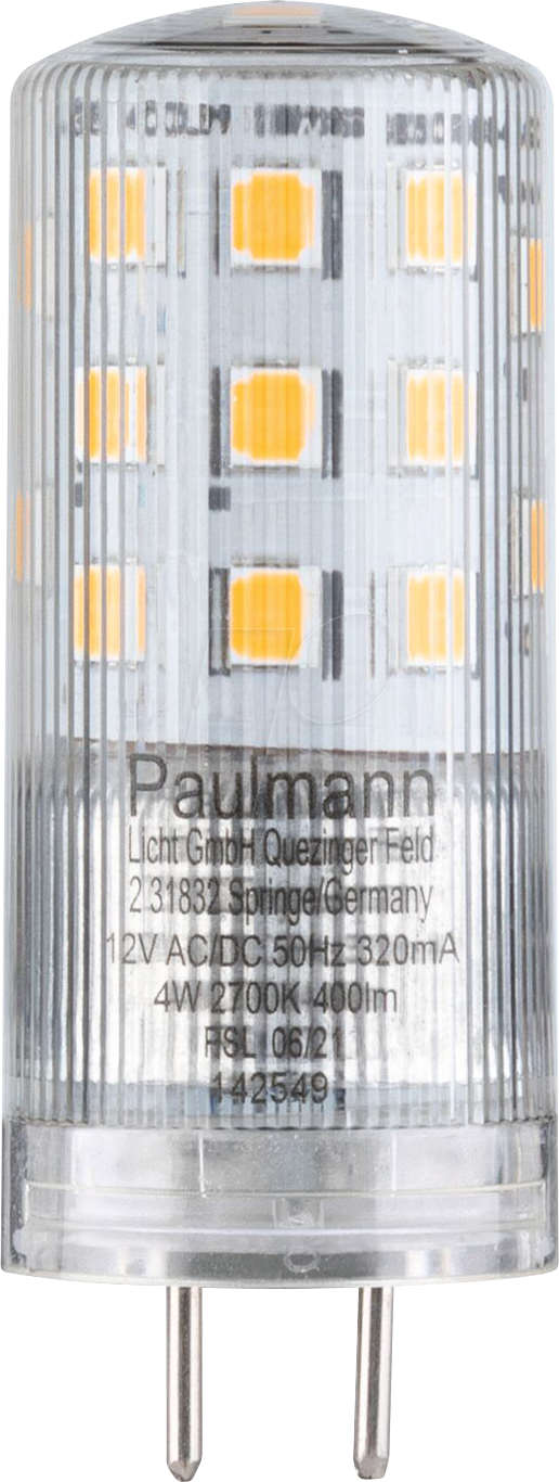Thumbnail - PLM 28833 - LED-Stiftsockellampe STS GY6,35, 4 W, 400 lm, 2700 K, dimmbar