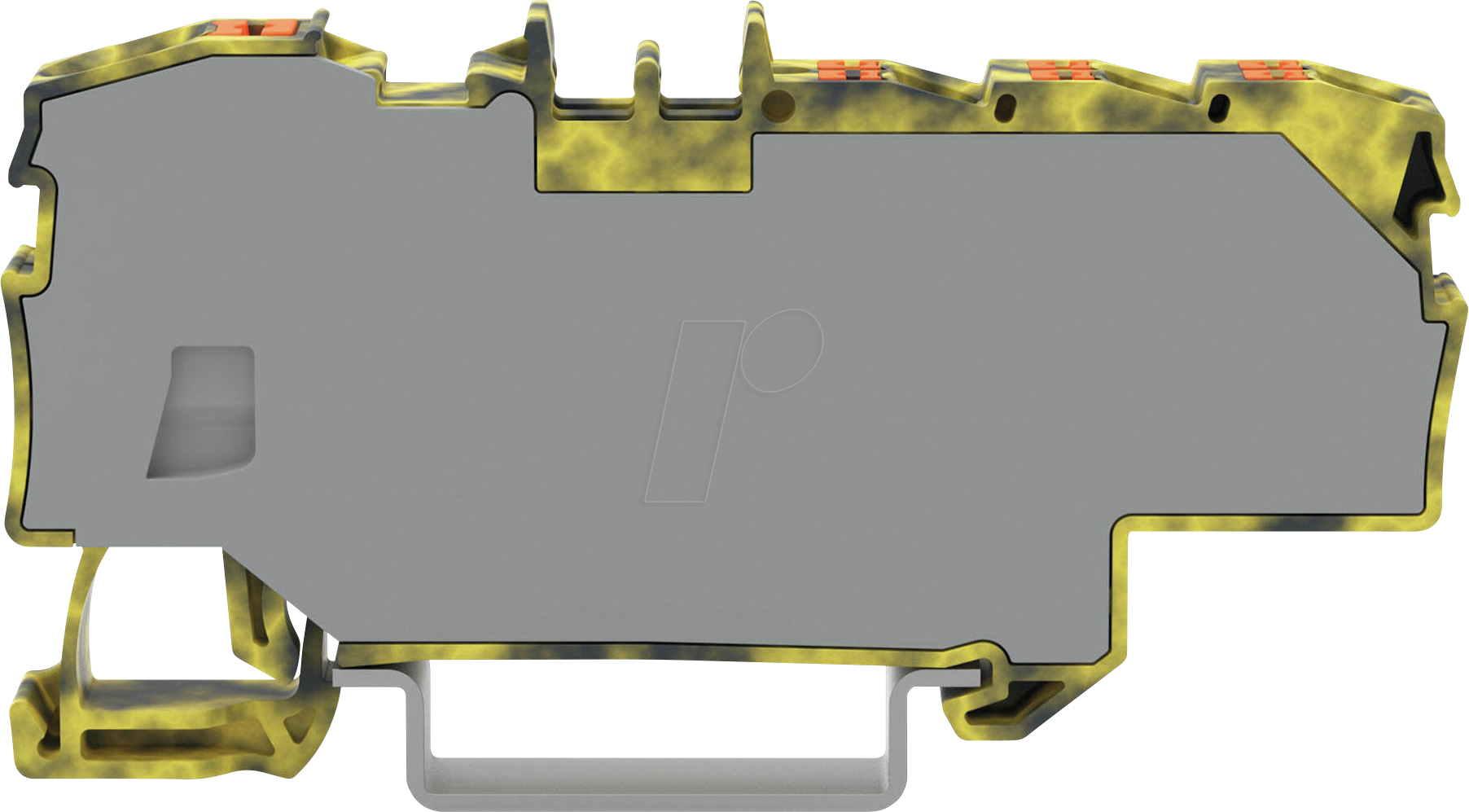 WAGO 2006-8031-3 - Verteilerklemme 1x 6 mm² / 6x 1,5 mm², dunkelgrau-gelb