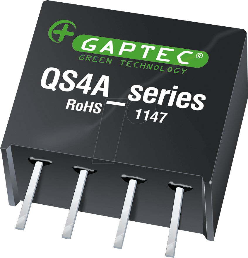 Thumbnail - QS4A_1205S1.5UP - DC/DC-Wandler, 0,25 W, 5 V, SIL 4
