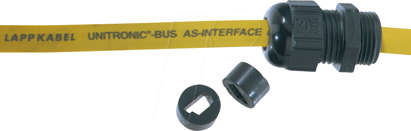 LAPP 53611001 - Mehrfachdichteinsatz, M 20, 1-fach, AS-I, schwarz, IP54