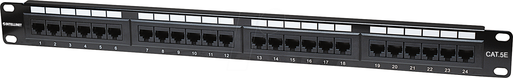 INT 513555 - Patchpanel, 24-Port, Cat5e, 1 HE