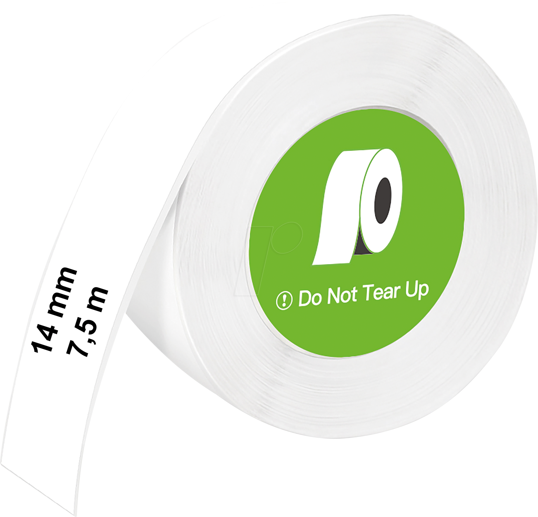 OLYMPIA 6310 - Etikettenrolle, 14 mm x 7,5 m, endlos, weiß