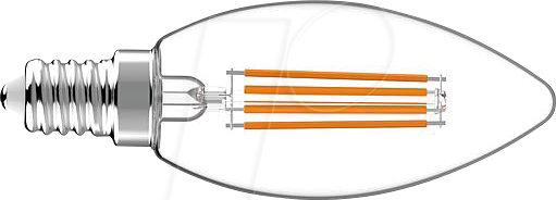 GL 620498 - LED-Lampe, E14, 2,2 W, 470 lm, 2700 K