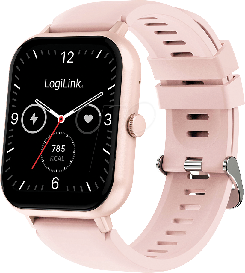 LOGILINK SW0001P - SmartWatch, Edge, 48 mm, pink
