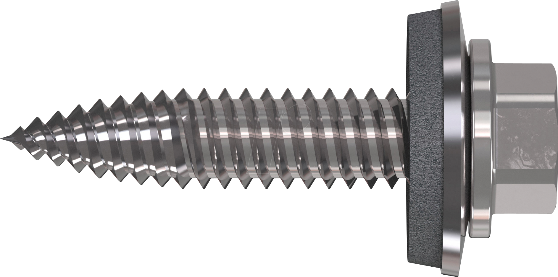 RST 67420/1 - RP-T2 SW 8 EPDM Scheibe 16 mm, 6,0 X 38, Bimetall A2, 100 Stück