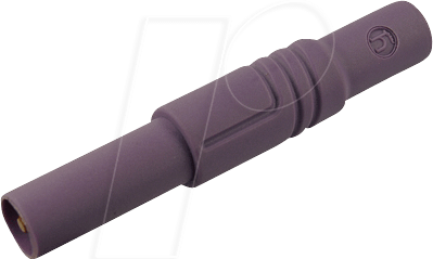 LAS S G VT - Sicherheitsstecker, 1000 V-CAT III, violett