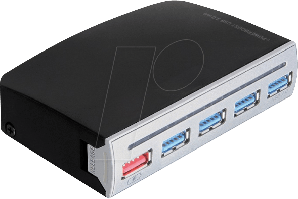 DELOCK 61898 - 4-Port USB 3.0 Hub,1x USB-Strom - intern/extern