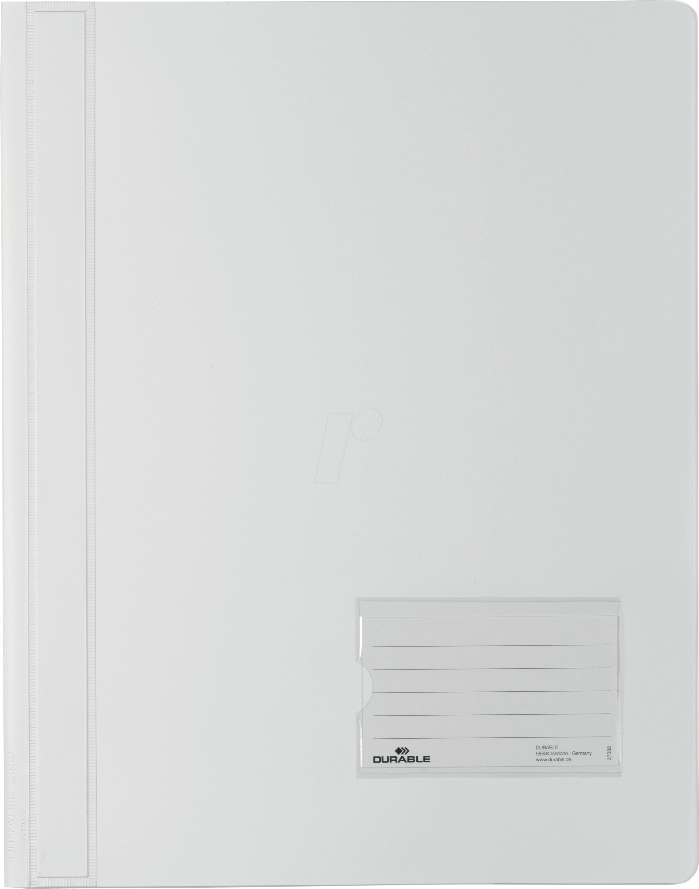 DURABLE 268002 - Schnellhefter, A4, DURALUX®, transluzent, weiß