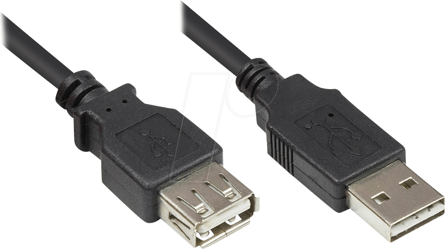 GC 2511-EU005 - USB 2.0 Kabel, EASY A Stecker auf A Buchse, 0,5 m