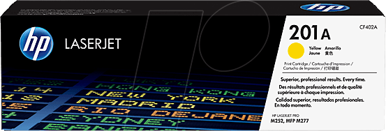 TONER CF402A - HP-Toner, gelb, 201A, original