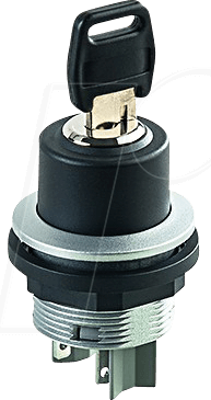 SSSA151 - Schlüsselschalter - 1 S, silber