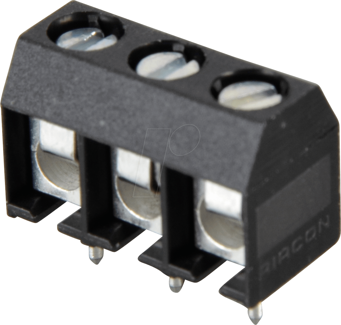 AKL 101-03 - Anschlussklemme, 3-pol, Ø 2 mm, RM 5,08