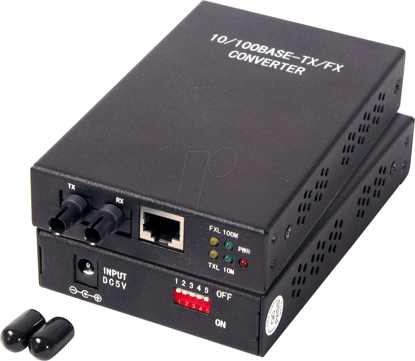 LWL EL022 - Medienkonverter, Fast Ethernet, ST, Multimode