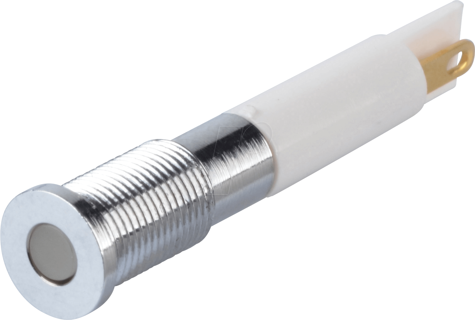 APM Q6F1C W24E - LED-Signalleuchte, weiß, 24 V, Ø 6 mm, bündig, FASTON