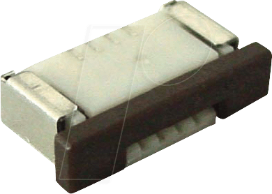 EA WF100-06S - Nullkraftstecker 6pol., RM1,0 mm, Side Entry Bottom Contact