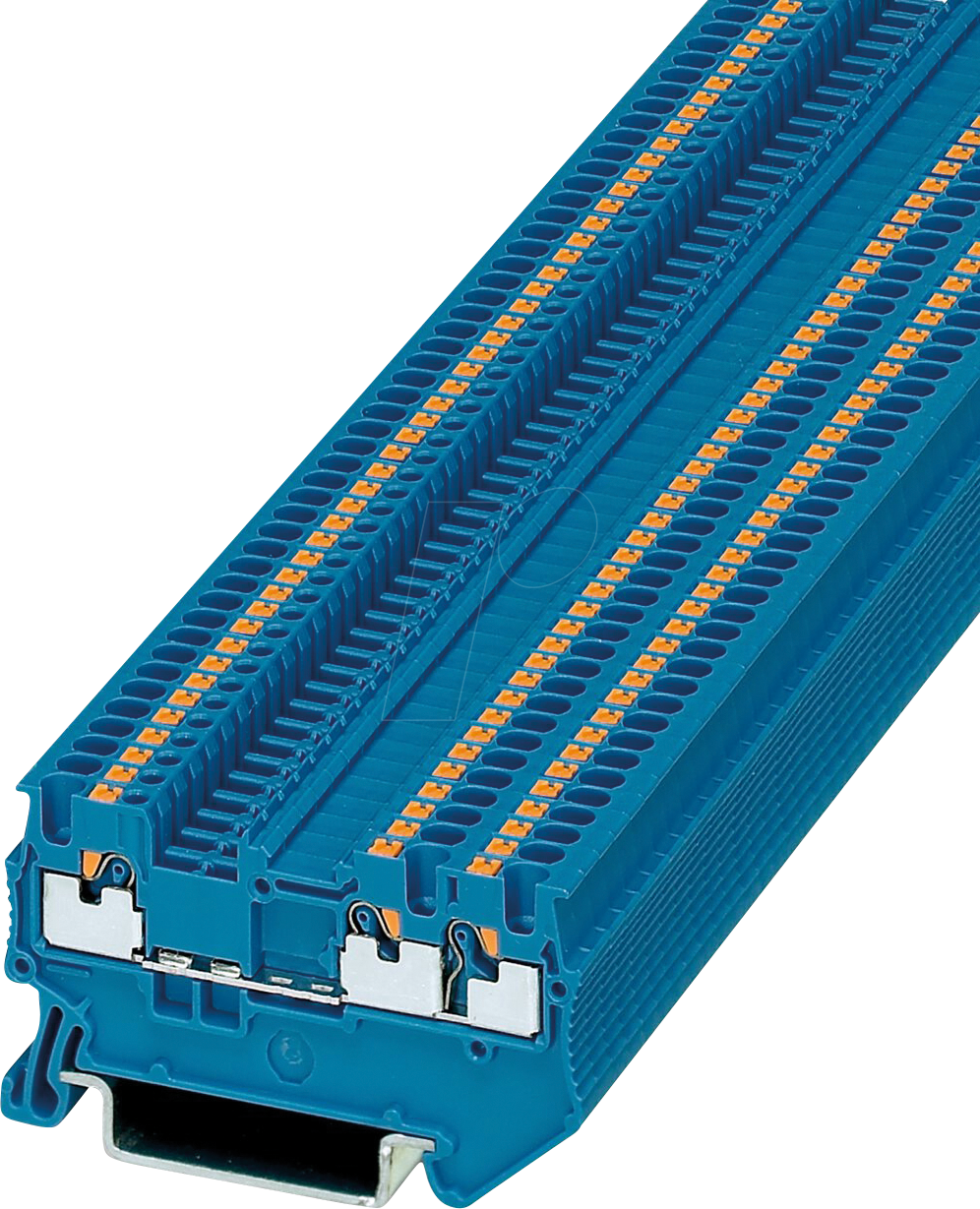 PT 1,5 TWIN BU - Durchgangsklemme, PT 1,5/S-Twin blau