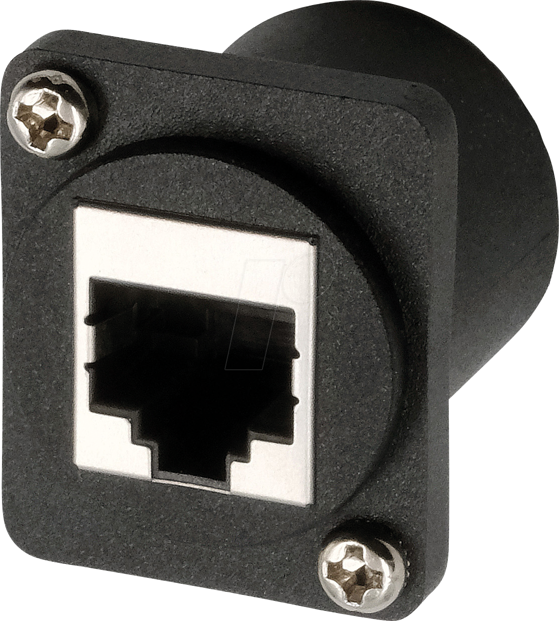 EXSYS EX-49150 - D-Typ Modul, Cat.5e, RJ45 Buchse / Buchse, schwarz