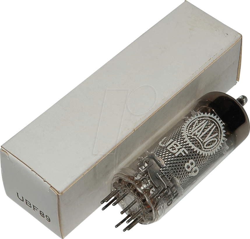 TUBE UBF89 - Elektronenröhre, Mehrfachröhre, Noval, 9-pol, 100 mA