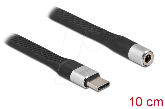 DELOCK 86942 - Adapter Kabel USB C auf Klinke 0,1 m, flach
