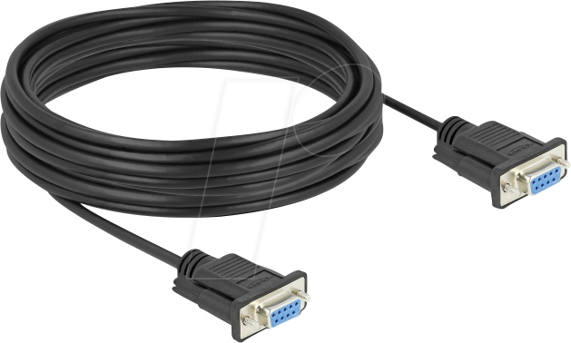 Thumbnail - DELOCK 86827 - D-Sub9 Buchse-Buchse mit schmalem Stecker 10 m