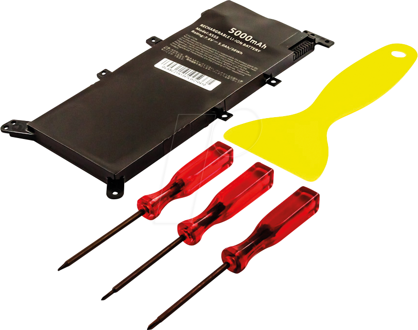 AKKU 54008 - Notebook-Akku für ASUS, Li-Po, 5000 mAh