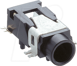 LUM 1503-02 - Klinkeneinbaubuchse, 3,5 mm, Stereo, 3-pol