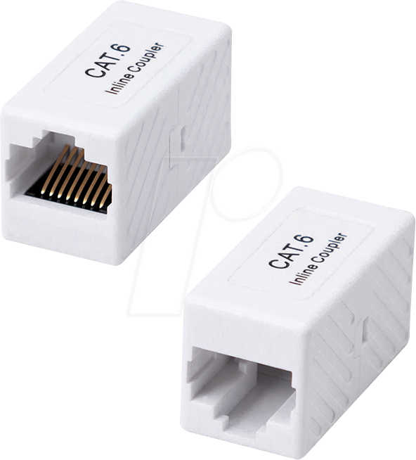 LOGILINK NP0103 - Patchkabelverbinder Cat.6 RJ45 Buchse, Mini, ungeschirmt