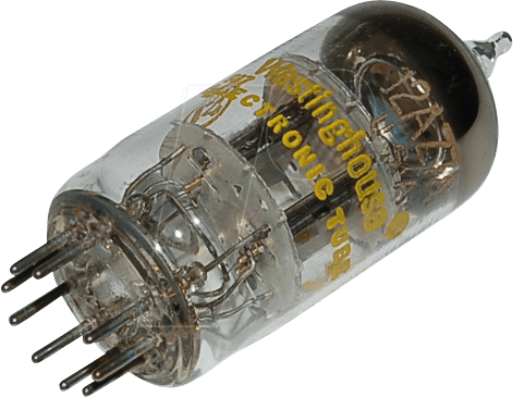TUBE 12AZ7A - Elektronenröhre, Doppeltriode, Noval, 9-pol, 6,3 V