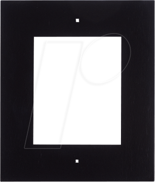 2N 9155011B - Frontblende für 2N Unterputzrahmen, schwarz, 1-fach