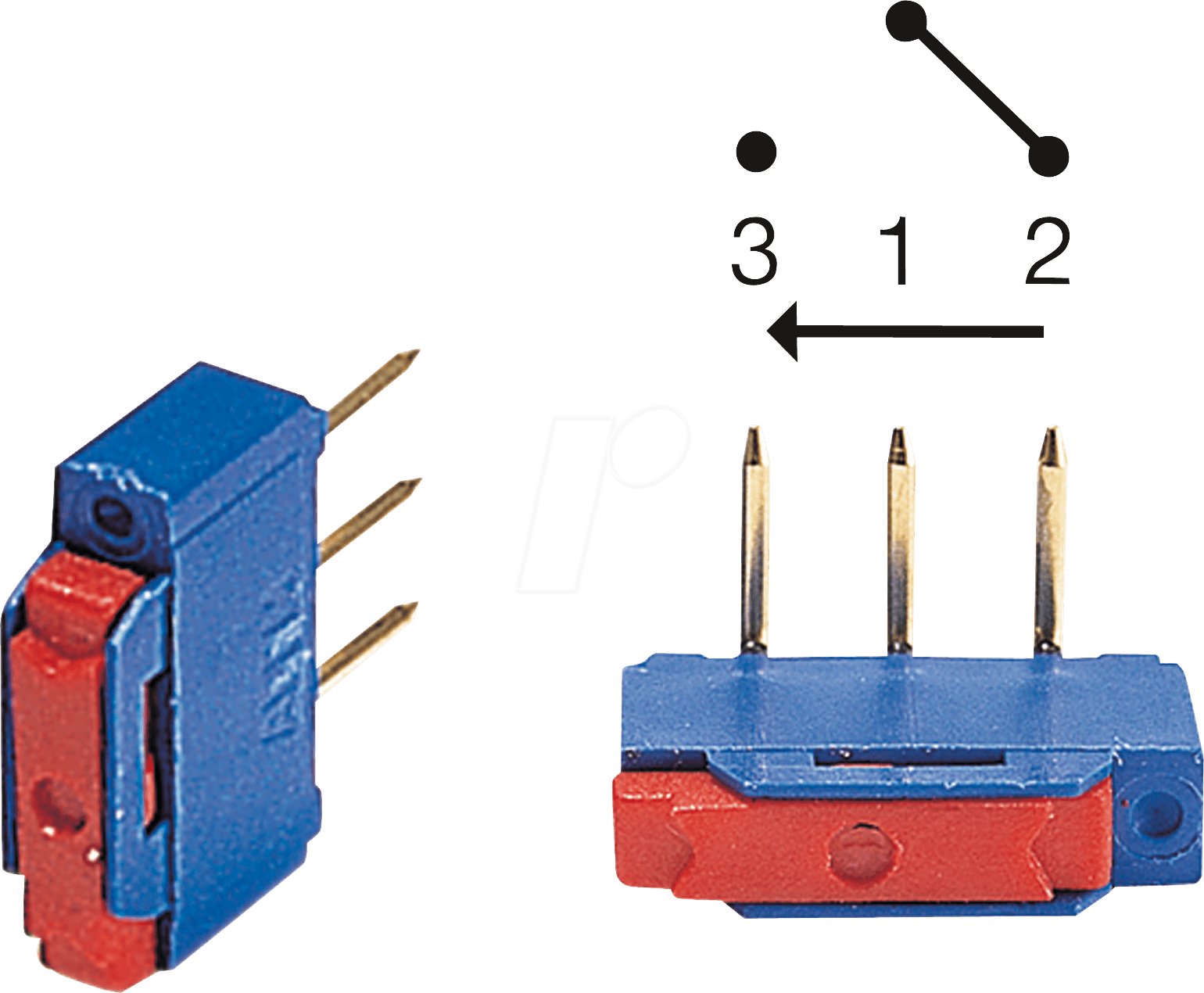 NK 236 - Subminiatur-Schiebeschalter 1x UM gerade