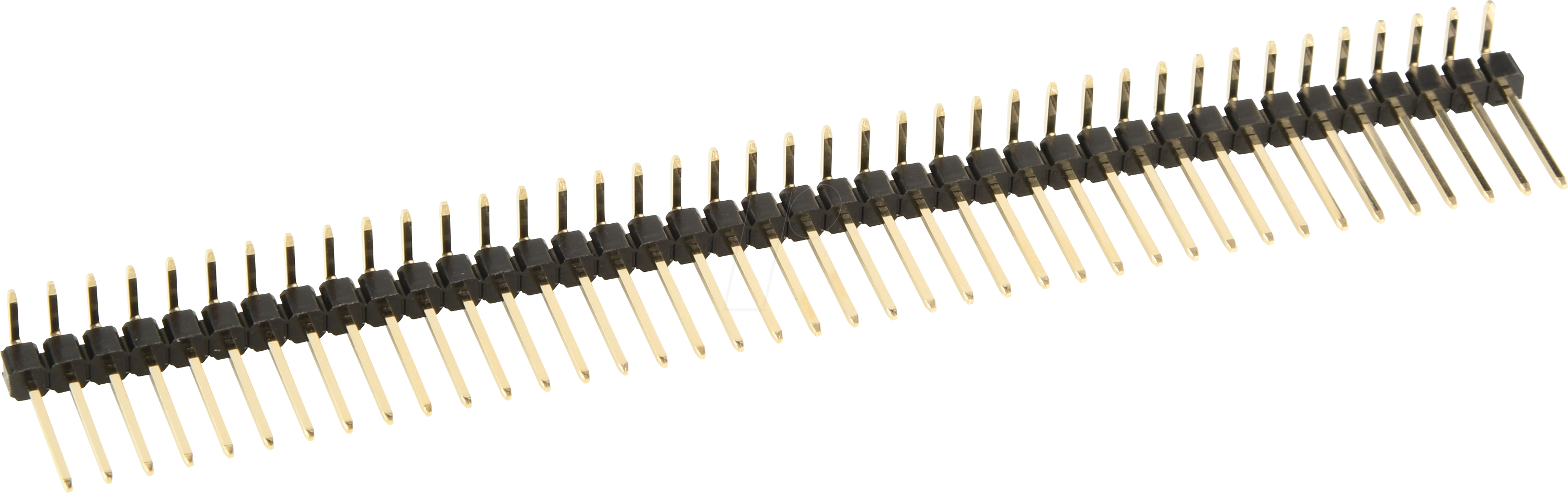 W+P 946-16-040 - Stiftleiste RM 2,54mm, gewinkelt, 1-reihig, 40-polig