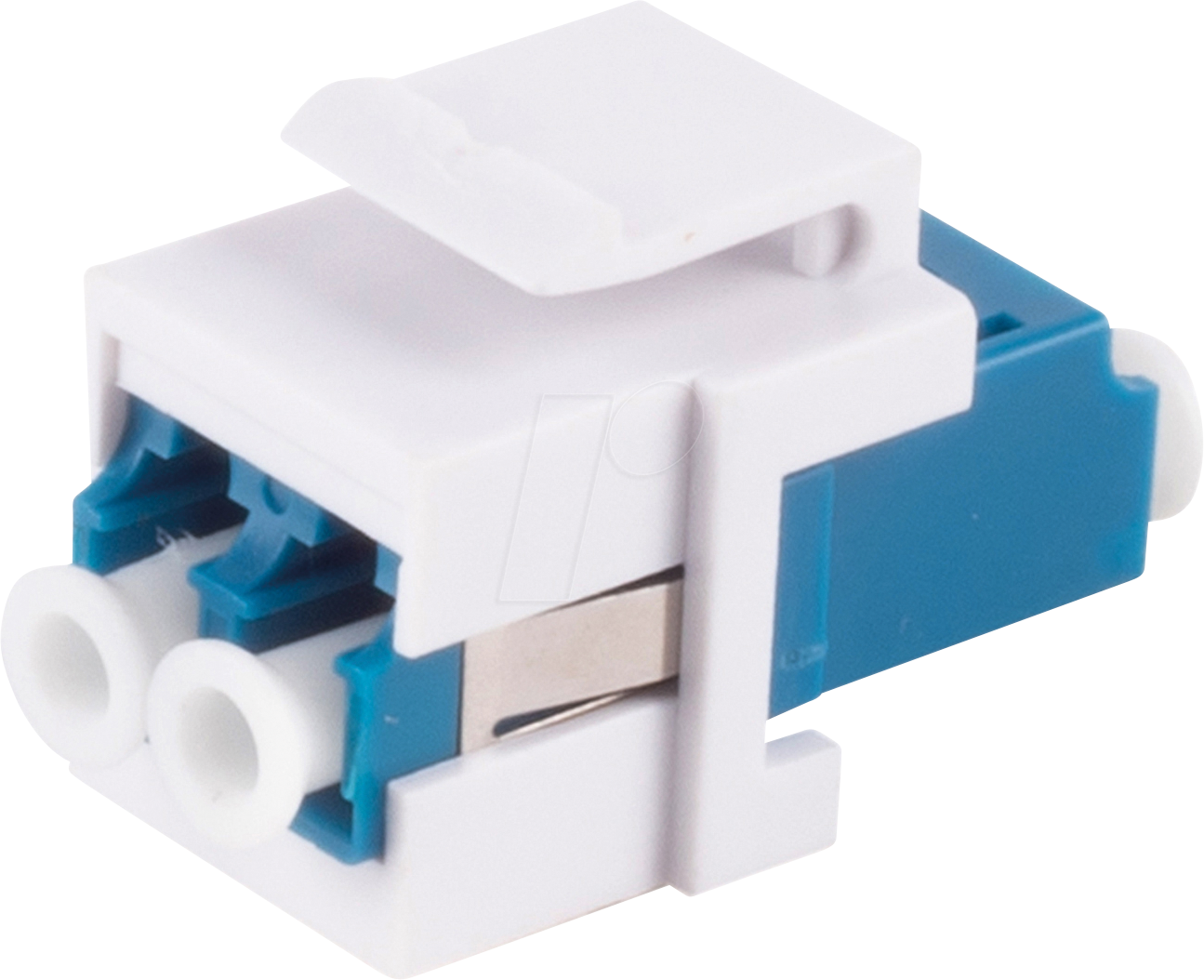 SHVP BS08-10200 - Keystone Modul, LC Duplex, OS1 / OS2, blau