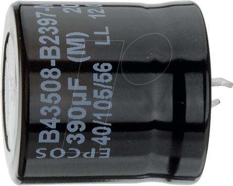 EPCO B43508A5107 - Elko radial, 100 µF, 450 V, 105°C, 22 x 30 mm, RM 10, Snap-In