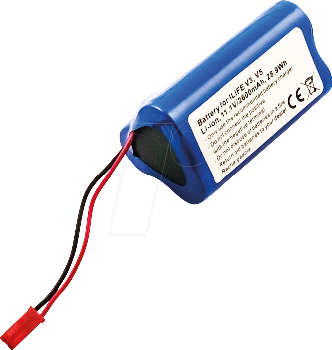 AKKU 31137 - Ersatzakku, ILIFE V3, V5, Li-Ion, 2600 mAh