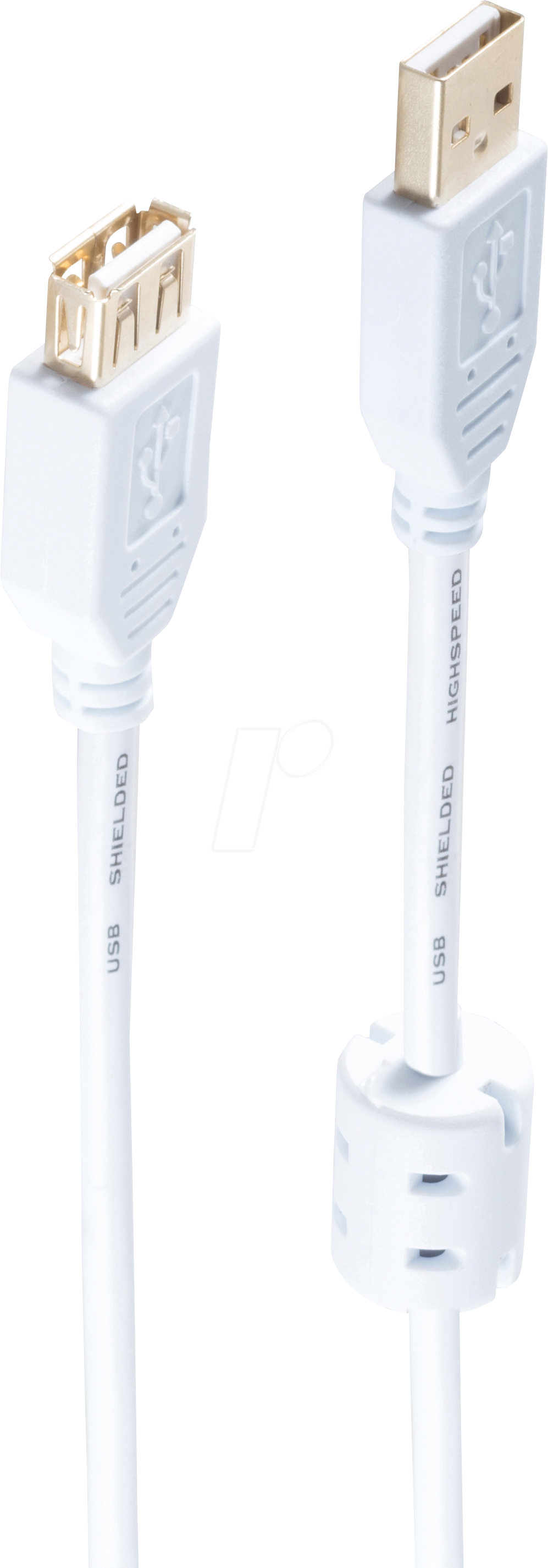 Thumbnail - SHVP 77122-WF - USB 2.0 Kabel, A Stecker auf A Buchse, 1,8 m
