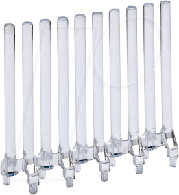 MEN 12721010 - Lichtleiter, 1x10-fach, ø 3 mm, planar, gerade