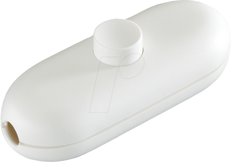 SZS-2A WW - Schnur-Zwischenschalter mit Knopf, 1x Aus