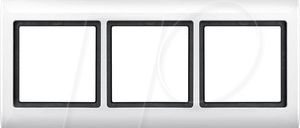 EL ME 400319 - Aquadesign, Rahmen, 3-fach, polarweiß