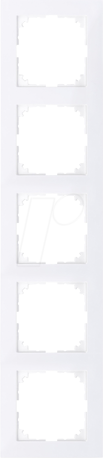 ME MPU 4050-3625 - M-PURE, Rahmen, 5-fach, aktivweiß, antibakteriell