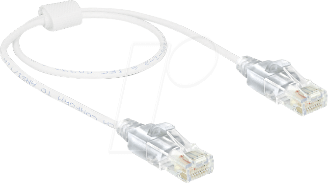 DELOCK 83780 - RJ45-Kabel Cat.6 UTP slim 0,5 m