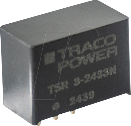 Thumbnail - TSR 3-2450N - DC/DC-Wandler, TSR 3N Serie, 15 W, 5 VDC, 3 A, SIP-3