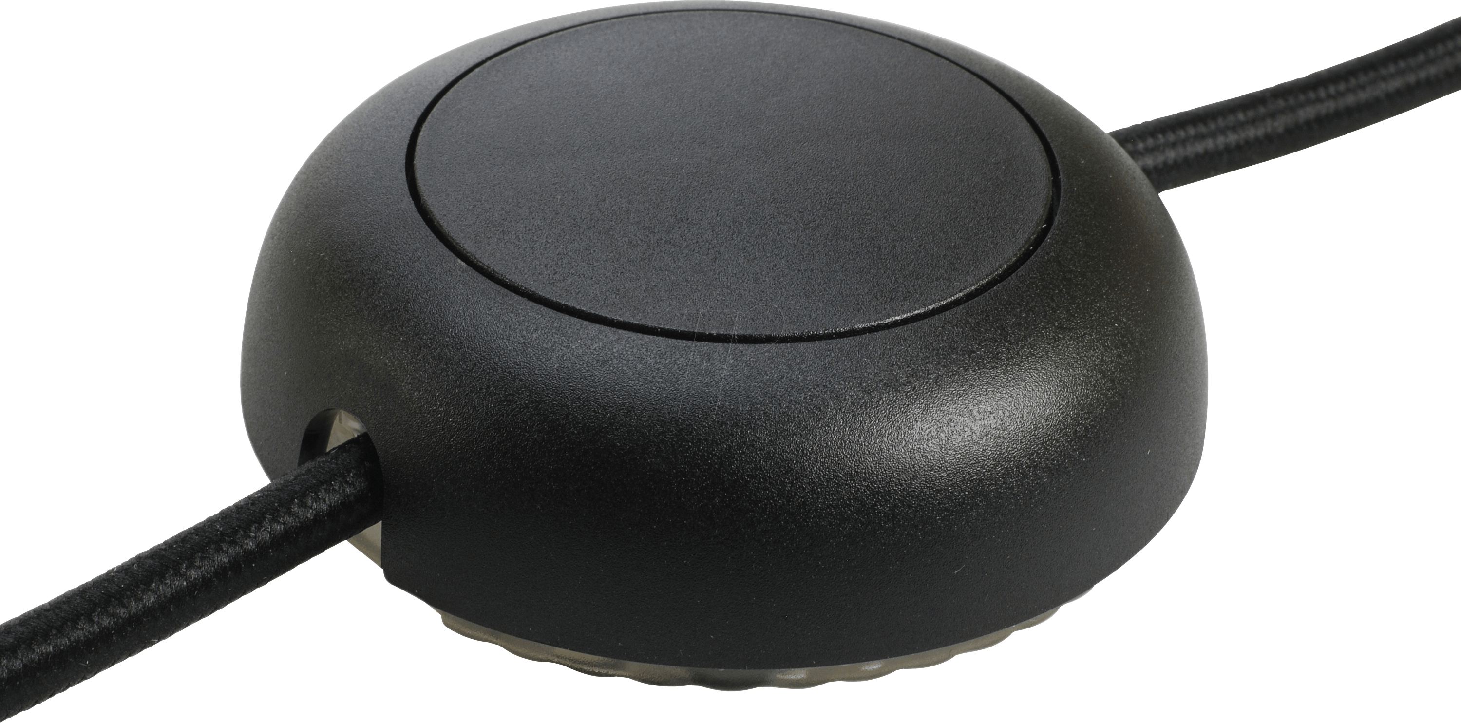 SZD 8124 SW - LED-Schnur-Tastdimmer,rund, 72 x 26 mm, schwarz