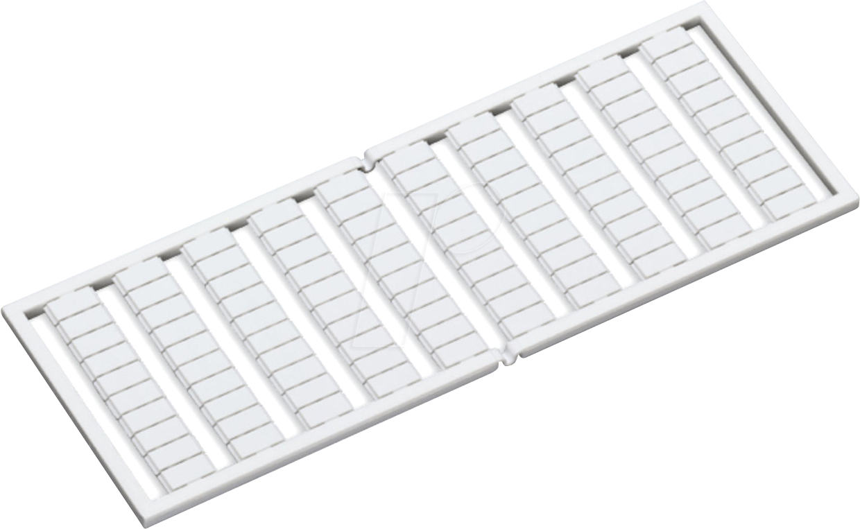 WAGO 209-503 - WSB-Beschriftungskarte, bedruckt, 11 ... 20 (10x), weiß