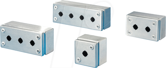 SM2384.030 - Tastergehäuse, 220 x 100 x 90 mm, silber, IP66