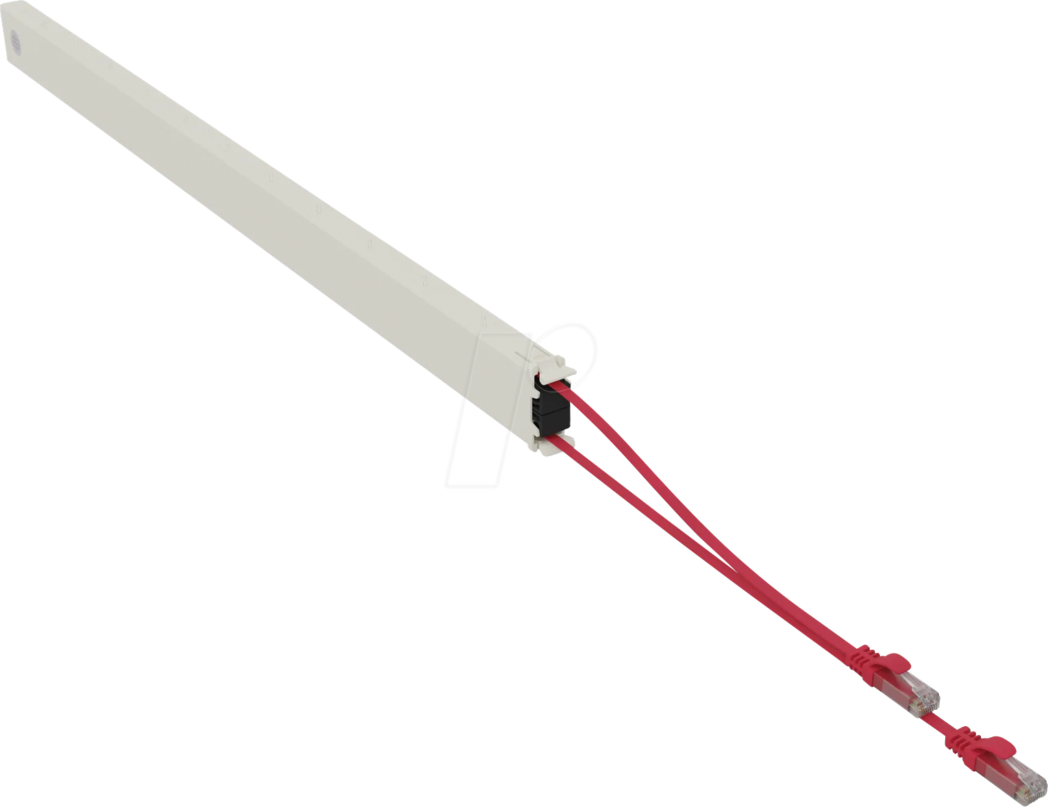 PB CONE46UTPRD - Kabelkassette, Cat.6a UTP, 2,5 m, rot