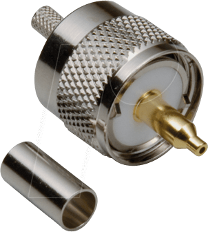 BKL 0406074 - UHF-Crimpstecker, Teflon Isolation